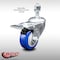 Service Caster 3.5 Inch SS Blue Polyurethane 12mm Threaded Stem Caster Total Lock Brake SCC-SSTSTTL20S3514-PPUB-BLUE-M1215 - alternate 1